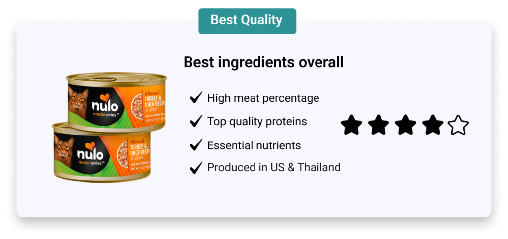 Is Nulo cat food good? Honest Review - Medalseries minced turkey & duck recipe in gravy