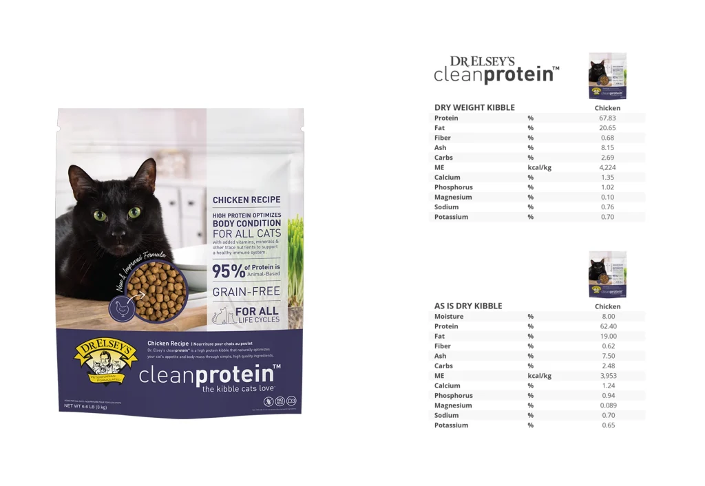 Dry Cat Food for Diabetic Cats Without Vet Prescription / Dr. Elsey's CleanProtein™ Chicken Recipe